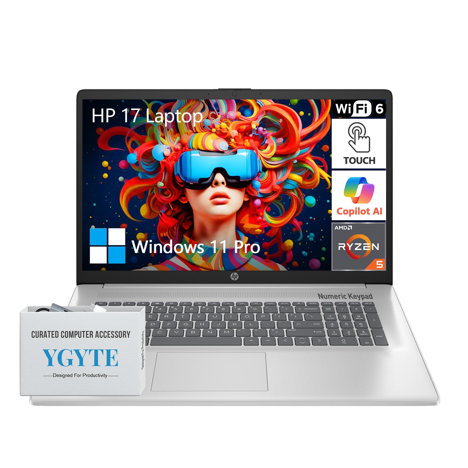 HP 17.3インチ 8GB/SSD256GB i7 Full-HD Win11 HP Laptop 17-cp1797nr, 17.3